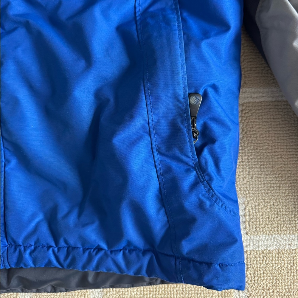 Columbia Challenge Series Vintage Ski Jacket Y2K 2003 Blue Gray Medium - Picture 10 of 13